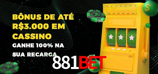 881Bet melhor bônus de depósito
